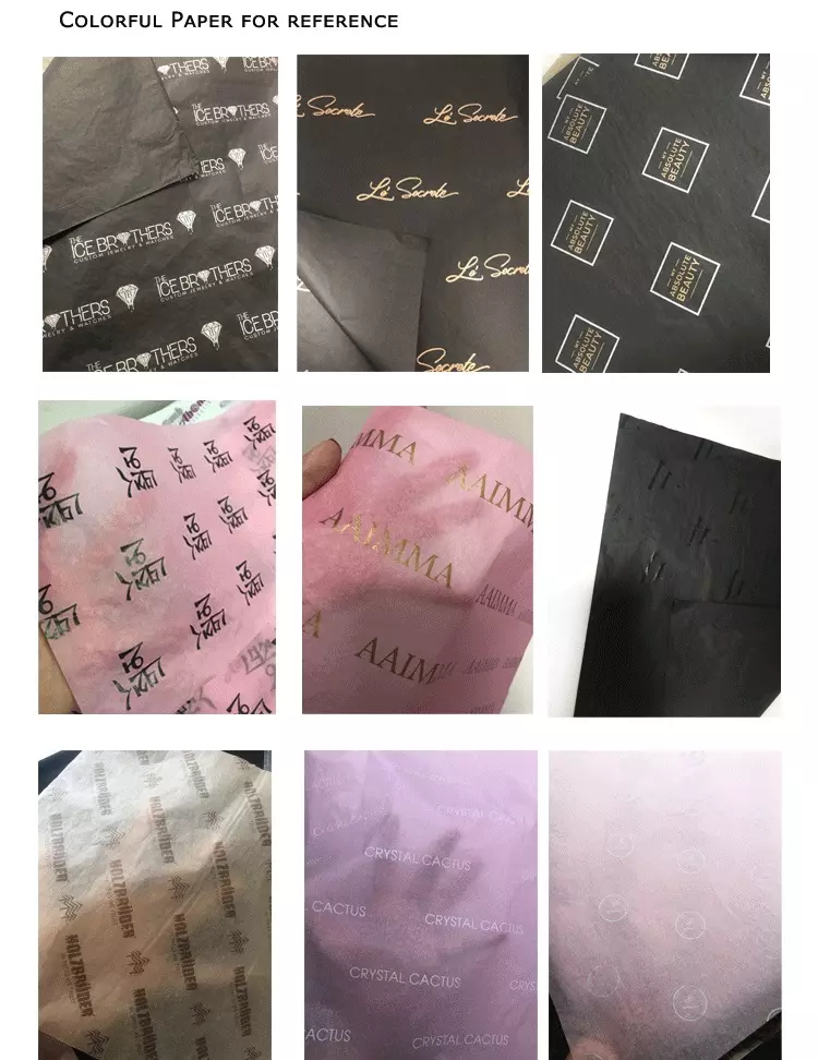 Personalized Custom Wrapping Packaging Tissue Paper