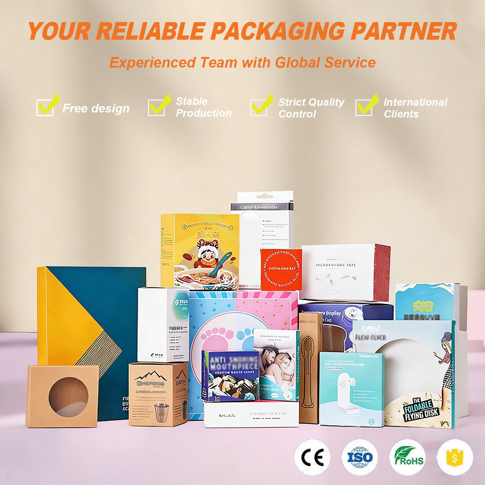 Custom Luxury Packaging Solution with Logo Premium Packaging for Brands Free Design Service