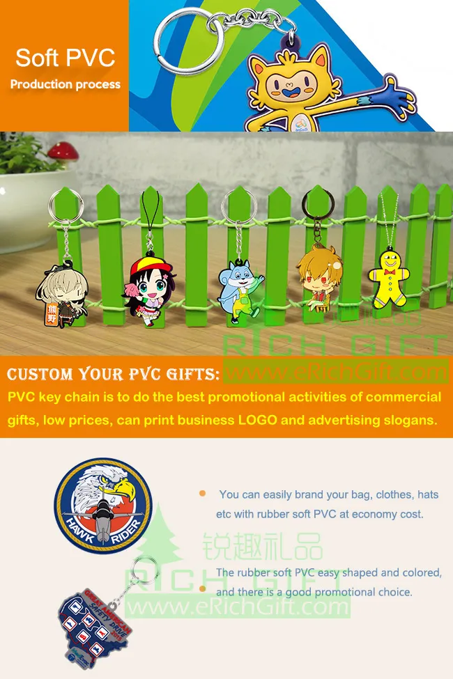 Customized Cartoon Cute Logo Rubber PVC Silicone Luggage Tags