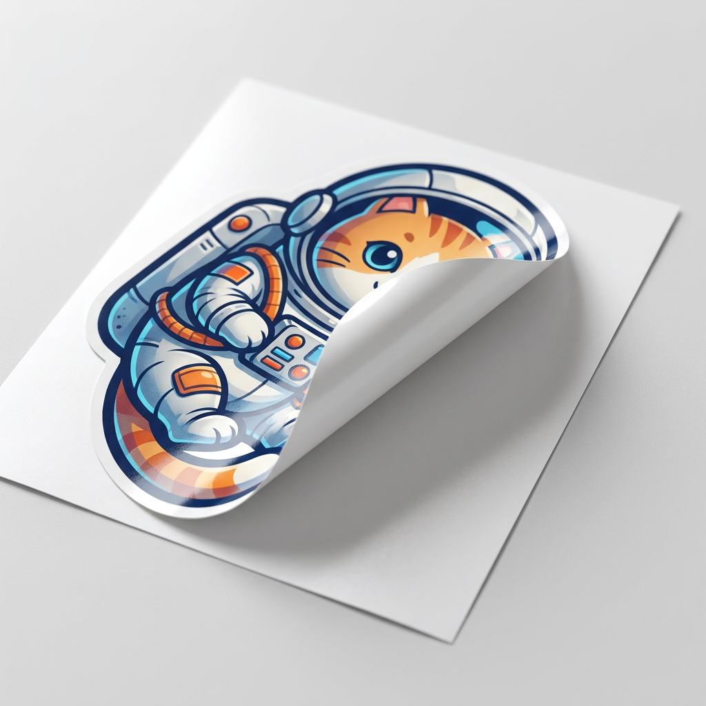 Personalized Die Cut Holographic Stickers Custom Logo Vinyl Decals Waterproof Anti-UV Cartoon Bottle Label For Small Business