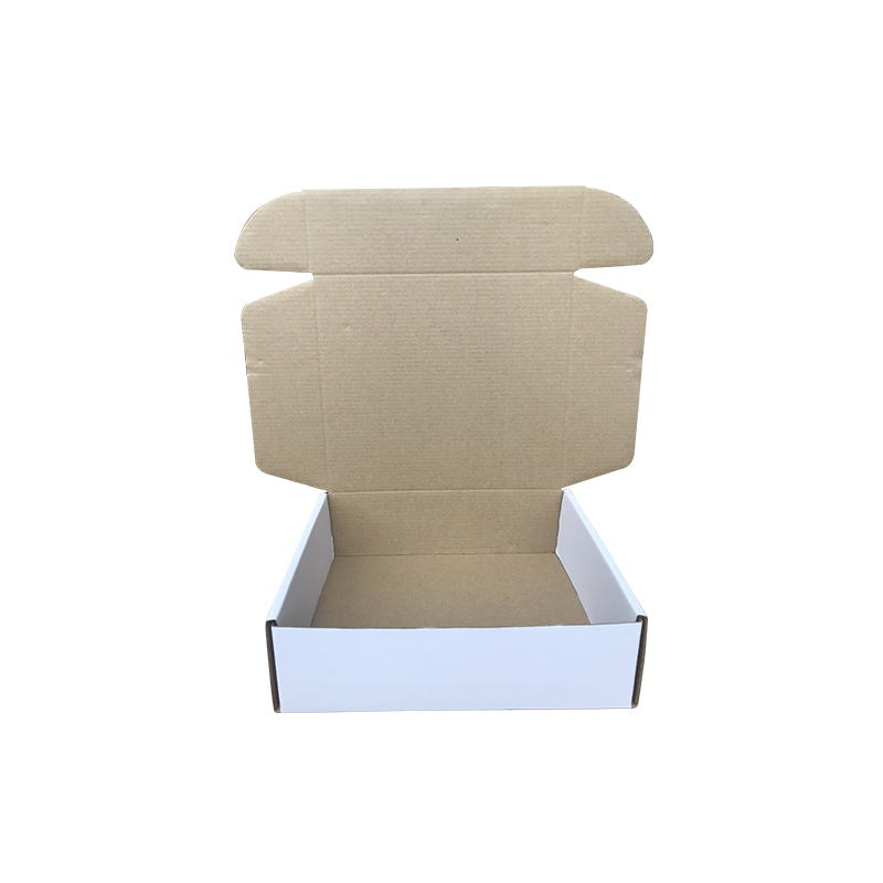Practical Protective White Built-in Slot Self-Sealing Corrugated Paper Airplane Box For Small Item Storage &amp; E-commerce Shipping