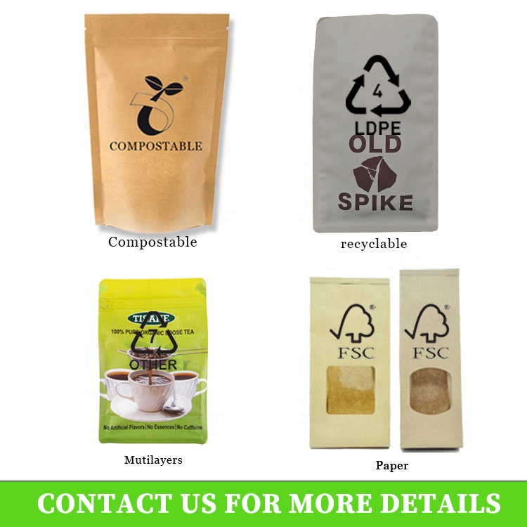Customized Bag 12 Oz Kraft Paper Square Bottom Coffee Bag Valve Tin Tie Coffee Paper Bags With Your Own Logo