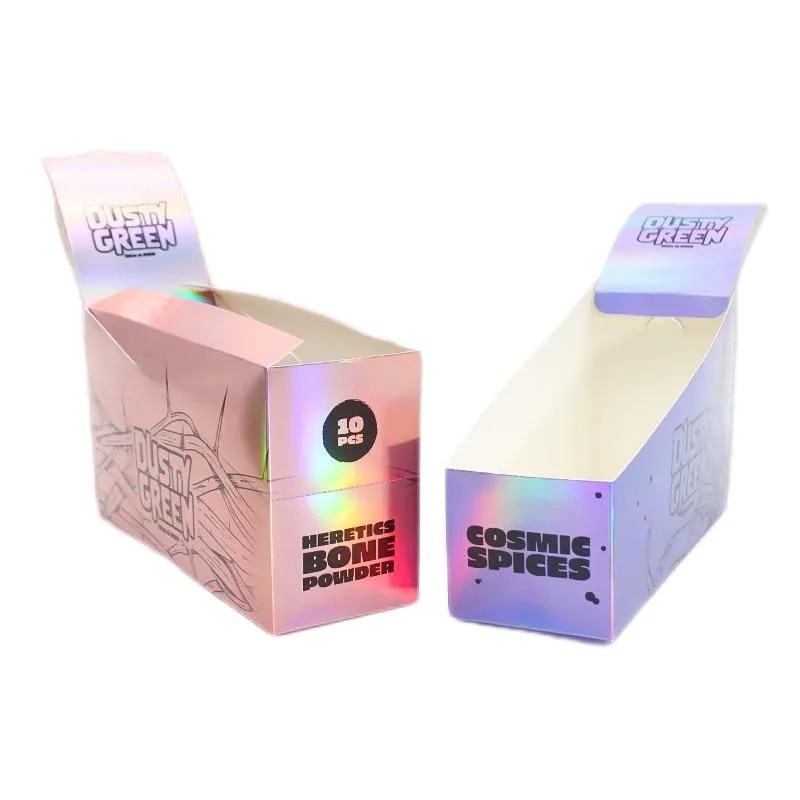 Cardboard POS Box with Tear Away Strip Retail Packaging Boxes Counter Display Box