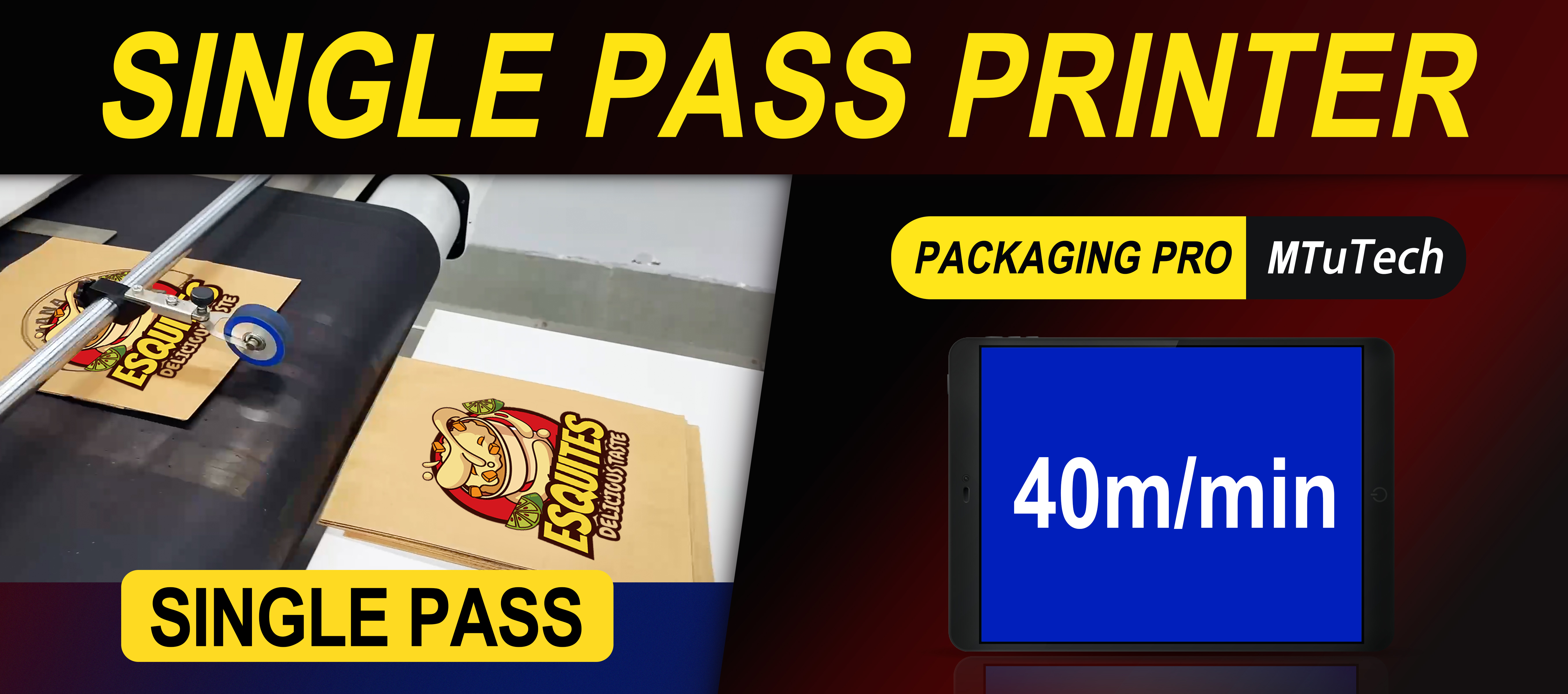 Professional Digital Single Pass Printer for Cardboard Corrugated Packaging Printing