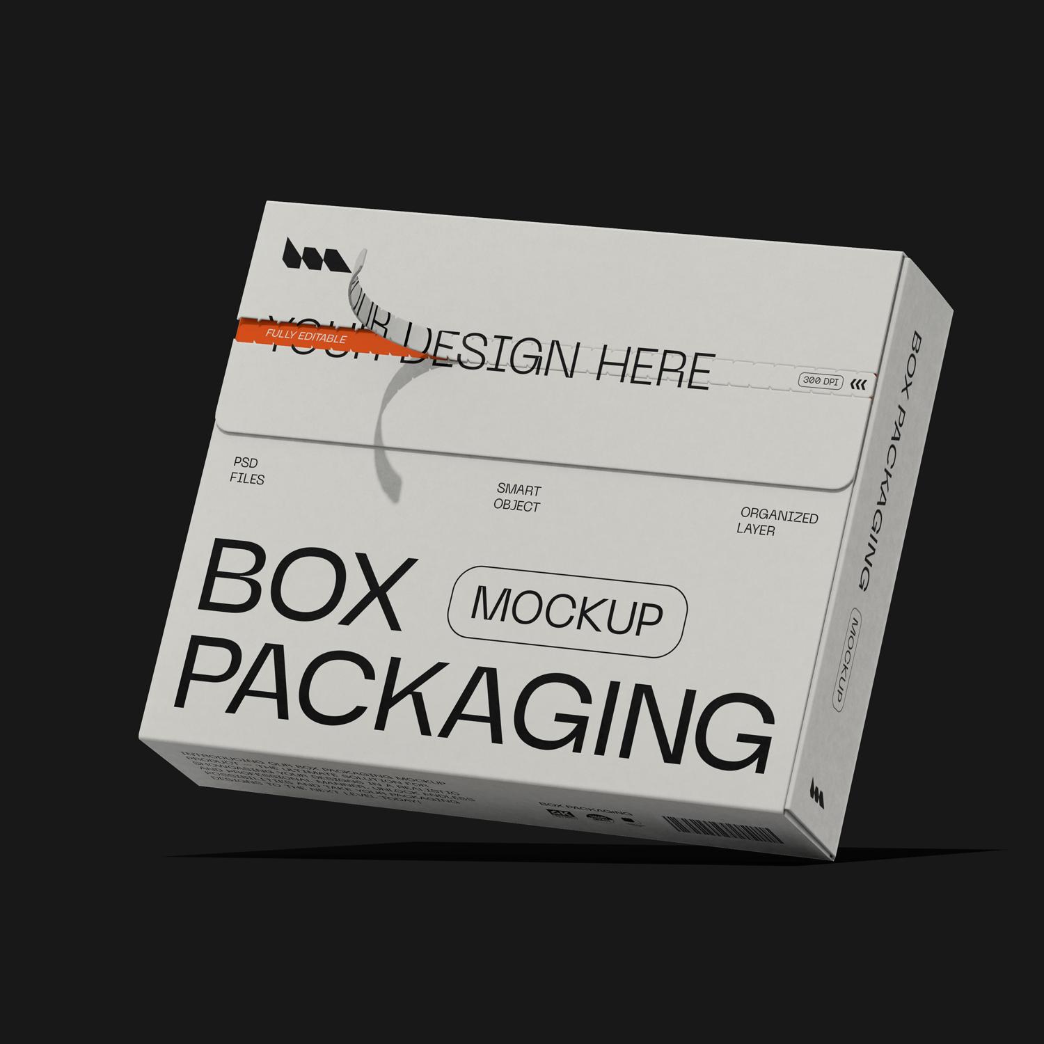 Customized Thick Eco-Friendly Recyclable Paper Box Durable Candies Desserts Tear Zip Embossed Matt UV Coating