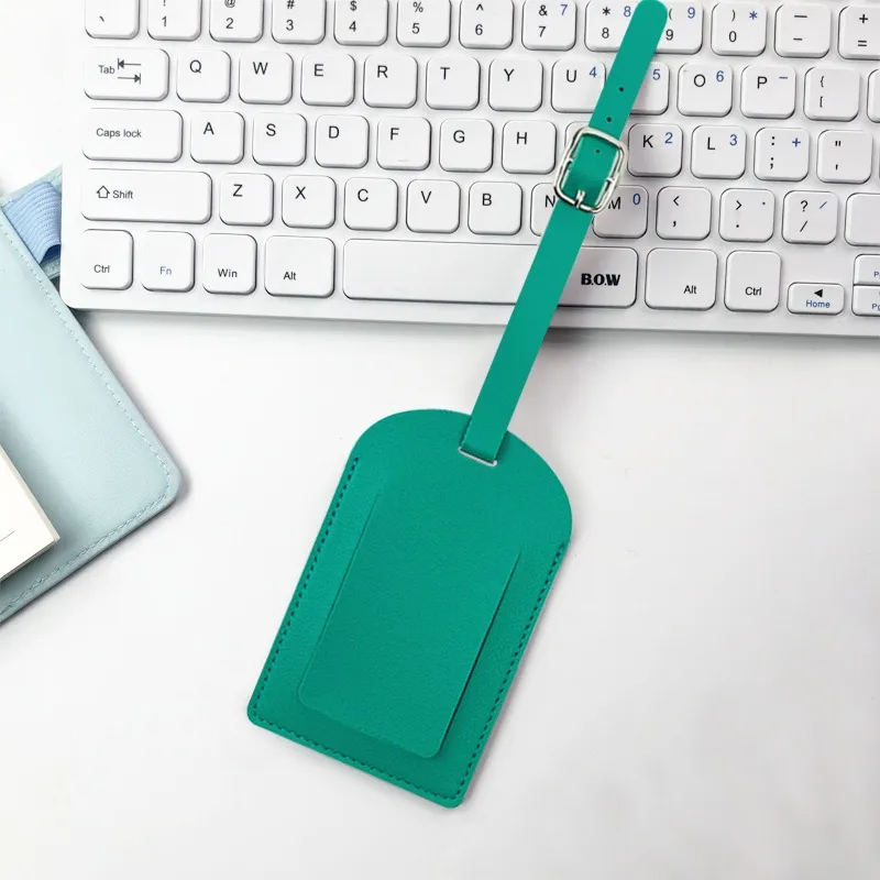 PU Leather Travel Luggage Tag Option 1