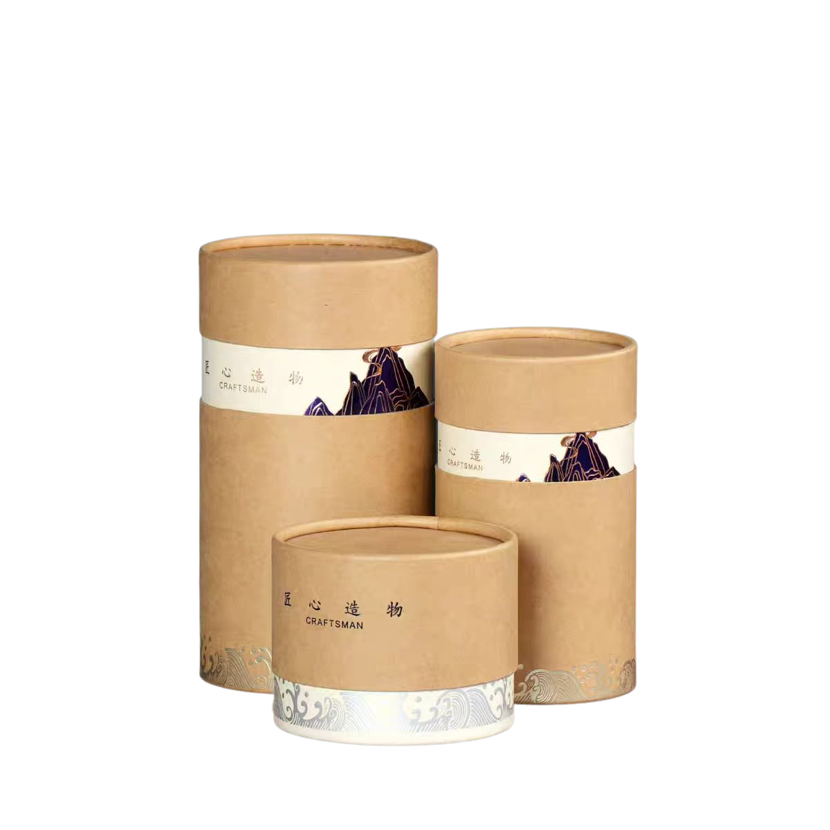 Custom Branding Paper Canister Unique Packaging Solution for Promotional Products-Paper Tube