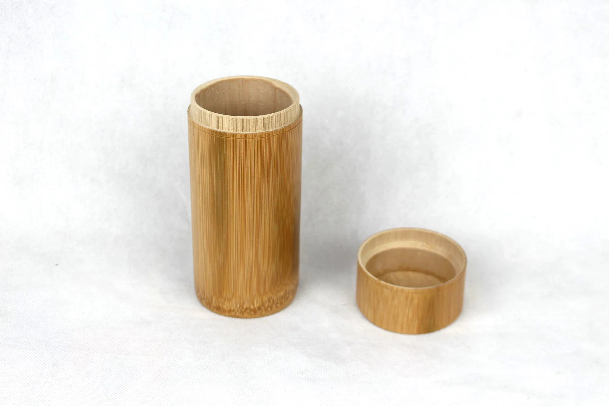 Bamboo Products Best Price Promotional Rectangular Factory Selling Packaging Small Bamboo Jar