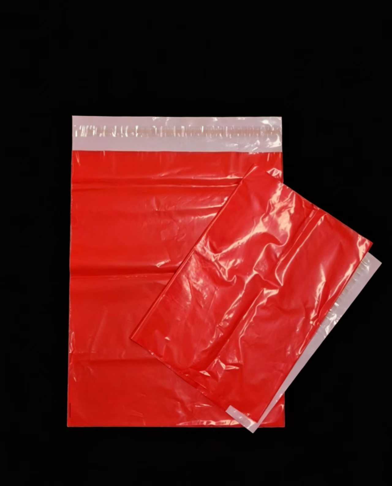 Black Matte CPE Zipper Bag Custom Signature Print Opaque Luxury Women Apparel Packaging Pouch