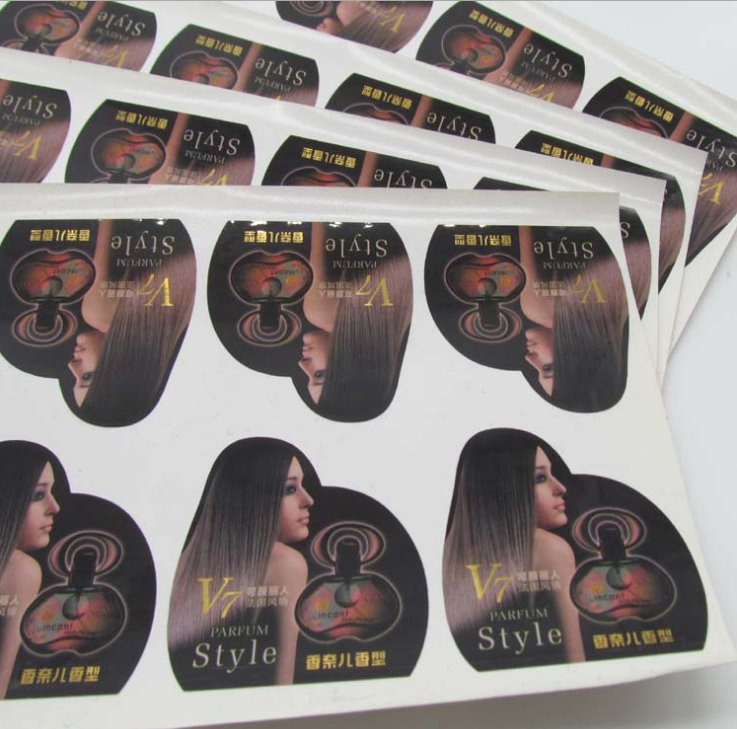 New Sticker Lablel Printing with Cosmetics Hair Dye Packaging