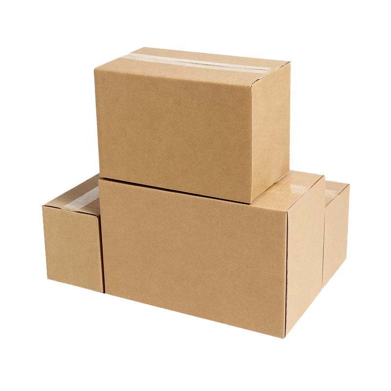 Thick Heavy-duty Kraft Corrugated Carton, E-commerce Logistics Shipping Box, Custom Logo Moving & Storage Packaging