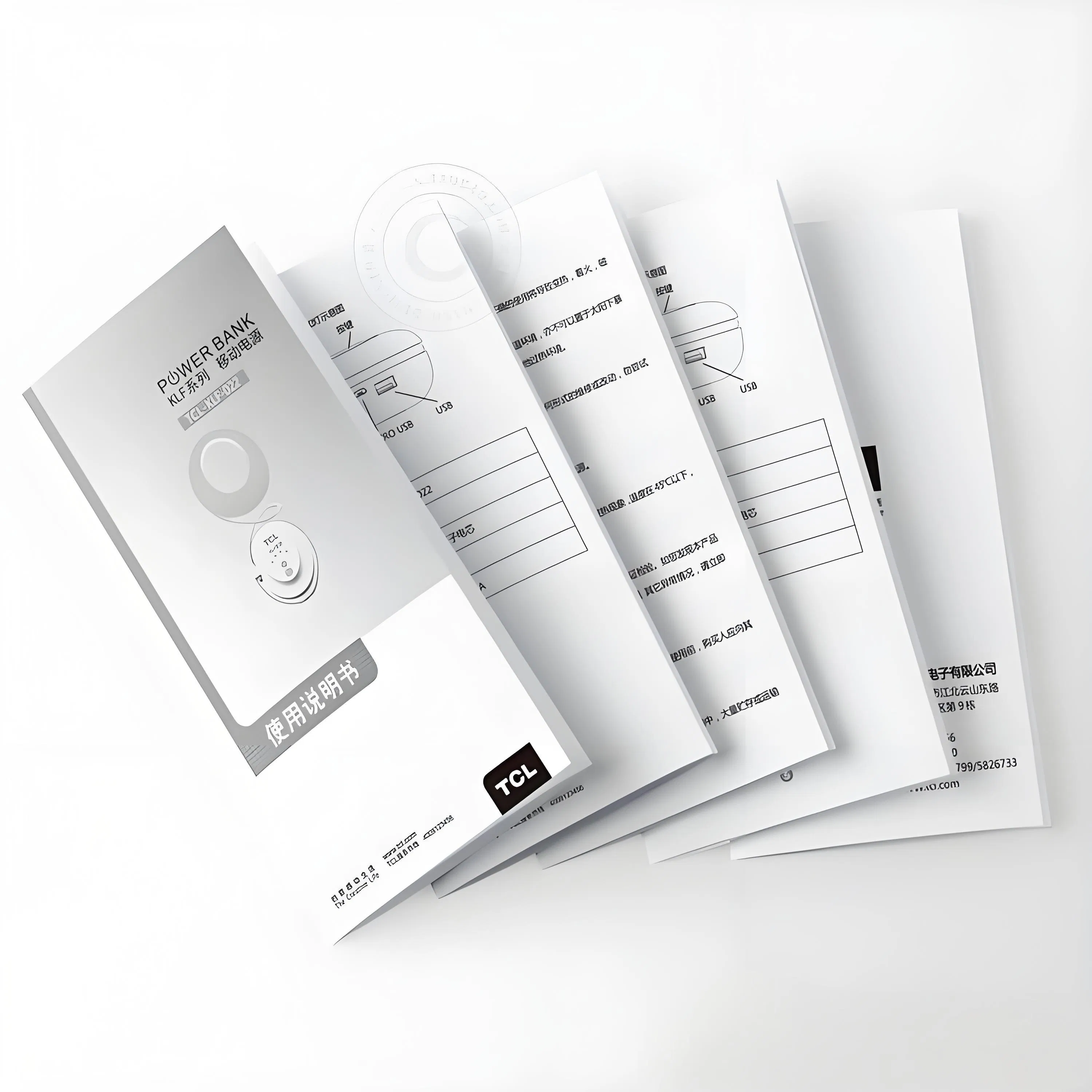 Customizable A3/A4/A5 Single Page Flyer Book Coated Paper Digital Printing Color Design Manual Packaging Instructions Cardboard