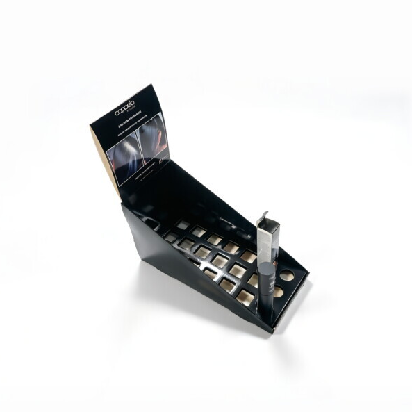 Custom Slot POS Box for Retail Counter Exhibition Use Factory Direct Wholesale Foldable Portable Eco-Friendly Cardboard Display