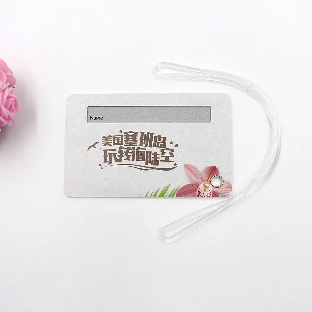 Personalised Wooden Honeymoon Luggage Tags/ Beautiful Factory Price Promotional Wedding Favor Luggage Tag