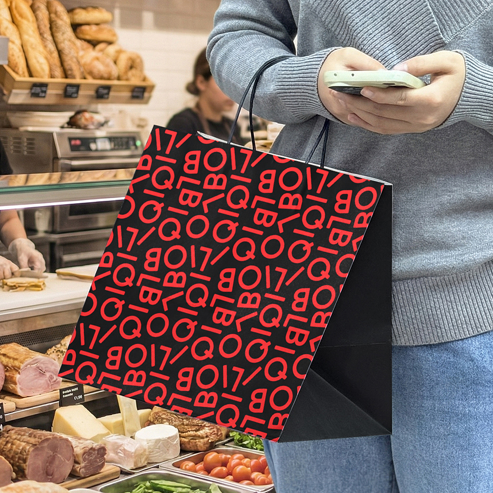 Custom Logo Eco-Friendly Disposable Commercial Use Bakery Bagel Kraft Paper Bags for Food Packaging in Cake Shops Dessert Stores