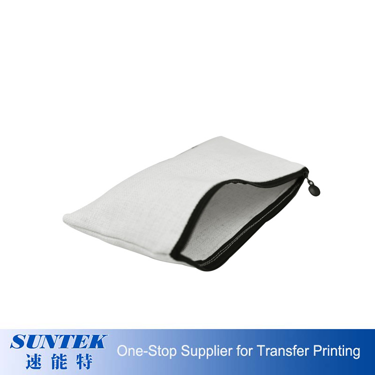 Women Cosmetic Bag Printed Cotton Linen Blank Cosmetic Makeup Bag Promotional