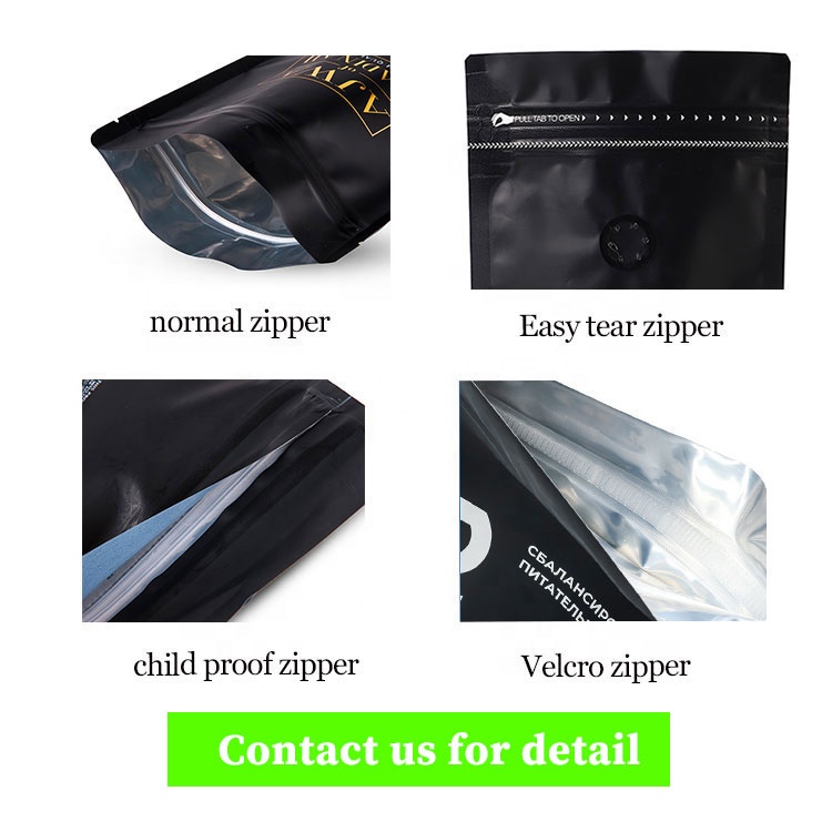 Custom Printed 8Oz 12Oz 16Oz 5Lb 100G 250G 500G 1Kg 100% Recyclable Eight Side Seal Flat Bottom Coffee Beans Packaging Bags