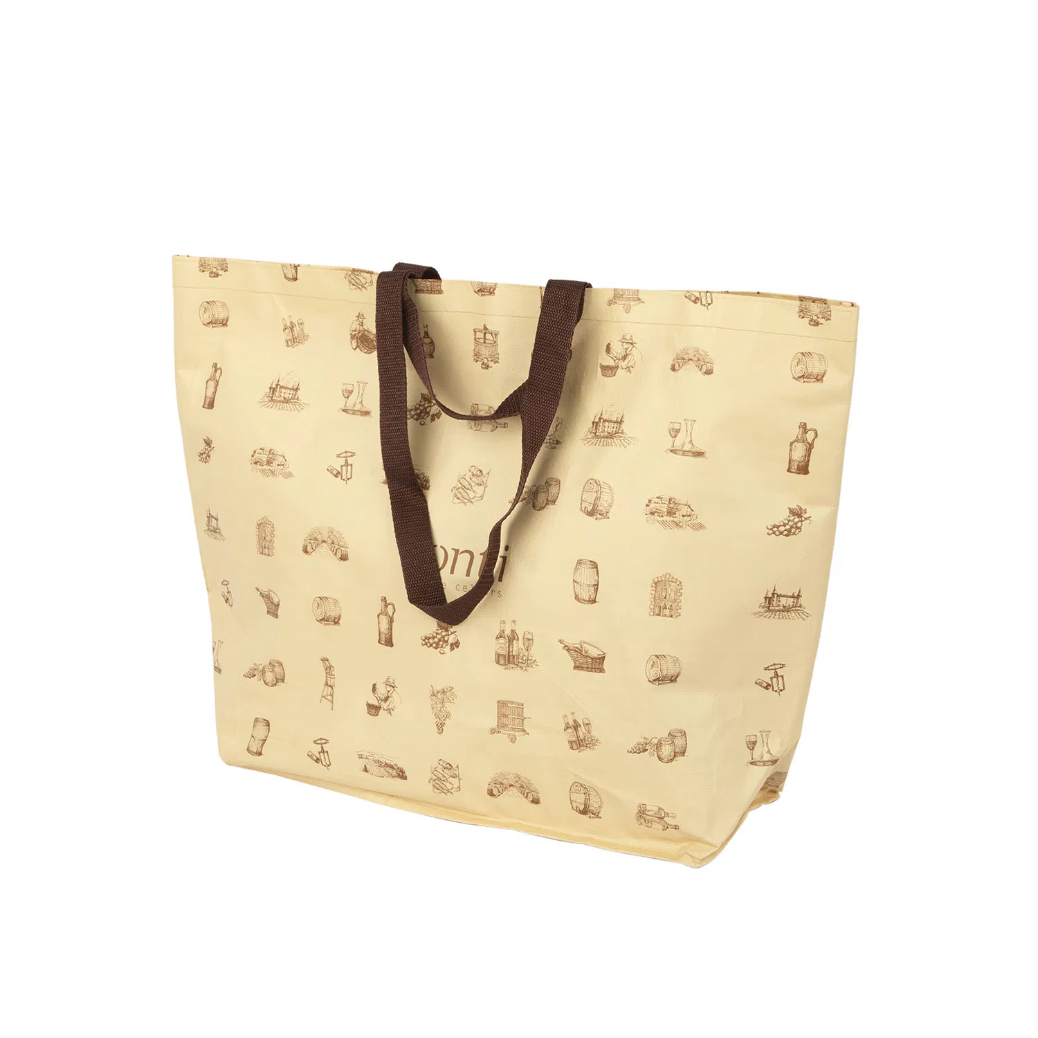 Wholesale Custom Promotional Eco-Friendly Durable Laminated PP Woven Shopping Grocery Tote Bag