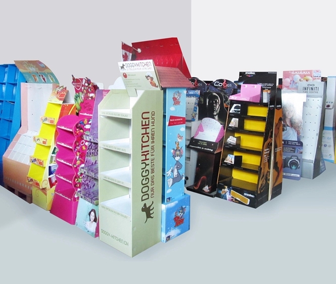 Quality cardboard display box samples