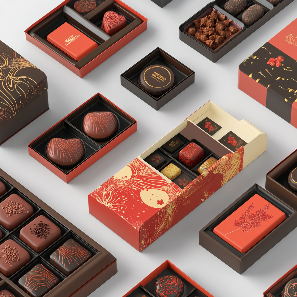 Valentine's Day Chocolate Gift Boxes Customized Logo Printed Eco-Friendly Paper Shipping Boxes Your Perfect Packaging Solution