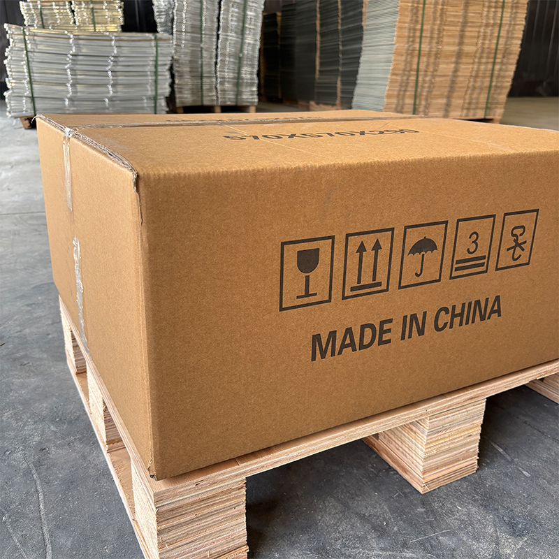 Customized Logo Disposable PVC Coated Corrugated Cardboard Box for Product Packaging Transportation Carton with Offset Printing