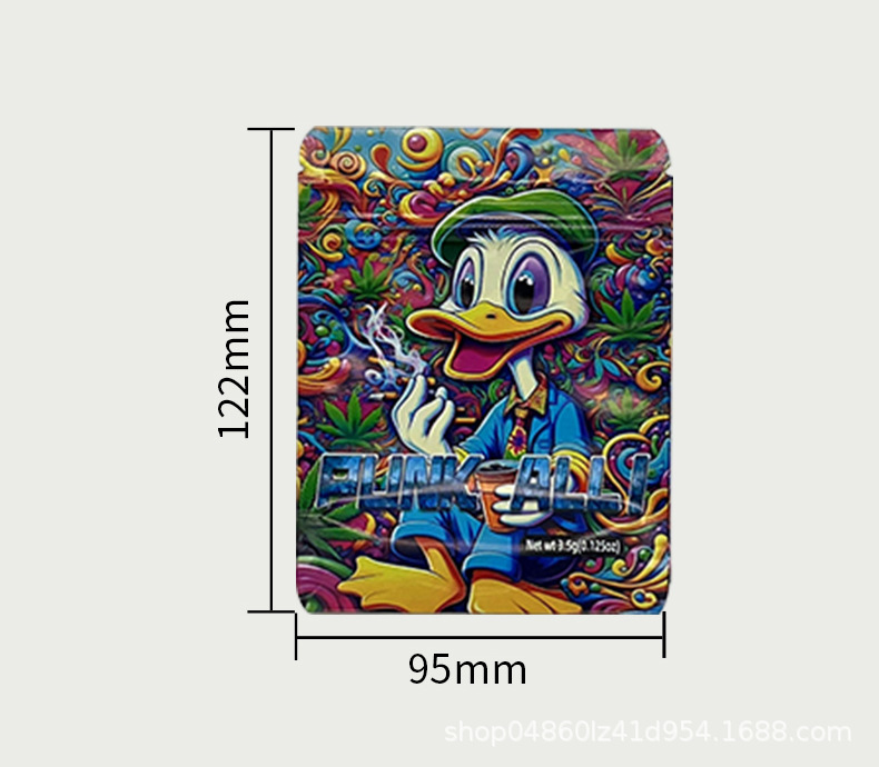 Cross-Border E-Commerce Packaging 3.5g PE Zipper Bag Ready Stock for Pet Food Sugar Jelly In-Store Delivery