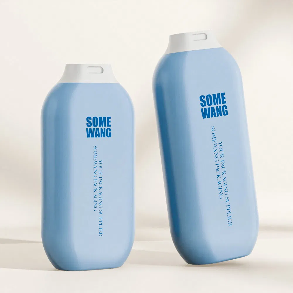 Custom HDPE Oral Matte Plastic Bottle Silk Printing with Flip-Top Cap for Sunscreen