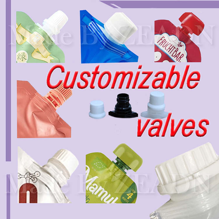 Ideal Brand Enhancement Packaging Customizable Spout Pouches with Stylish Design for Coffee Beverages &amp; Jewelry
