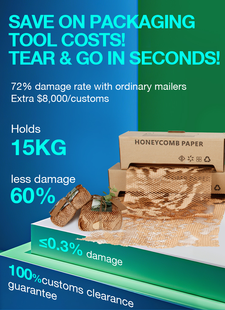 Honeycomb Paper Packaging Kraft Wrap