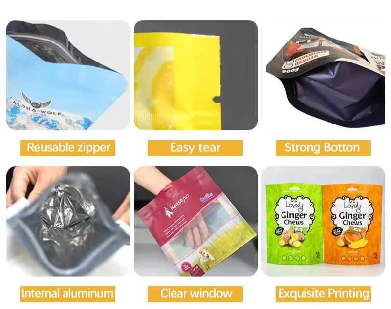 Stand up Pouch for Multi Pack Dog Cat Food Bag Packaging
