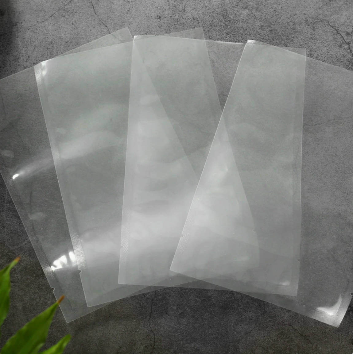 Food Grade PET Recyclable Vacuum Bags Commercial Gravure Printed Zipper Top Packaging Bags with Custom Printing