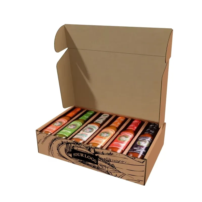 Sauce Bottle Corrugated Paper Packaging 4
