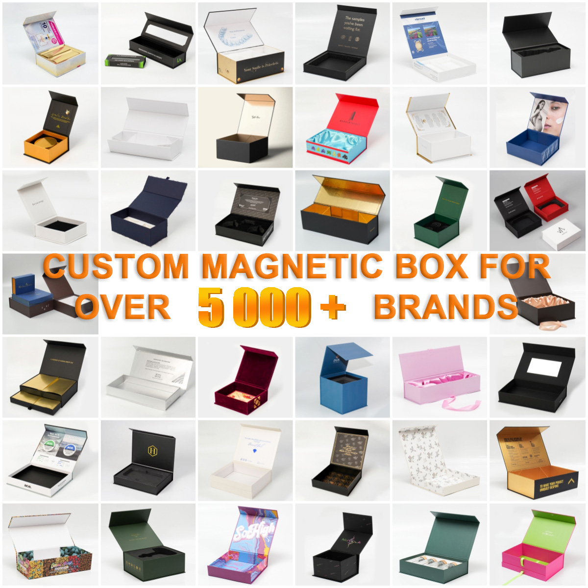 Luxury Custom Logo Green Black Magnetic Gift Paper Box Recyclable Folding Hard Rigid Packaging Boxes With Magnet Lid