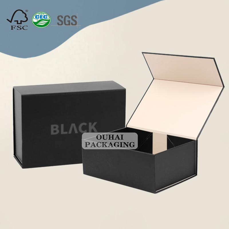 Recyclable Cardboard Paper Hard Rigid Magnet Boxes Custom Your Size and Logo Luxury Folding Packaging Gift Box with Magnetic Lid