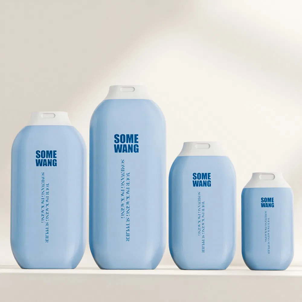 Custom HDPE Oral Matte Plastic Bottle Silk Printing with Flip-Top Cap for Sunscreen