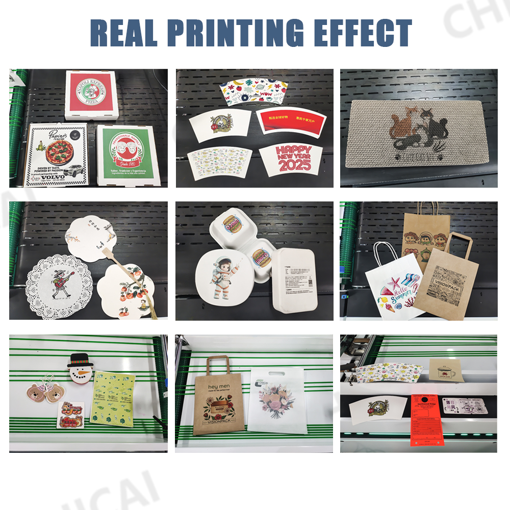 Chicai High-Speed Full-Automatic Inkjet Single Pass Printer for Small Business Paper Bag Printing