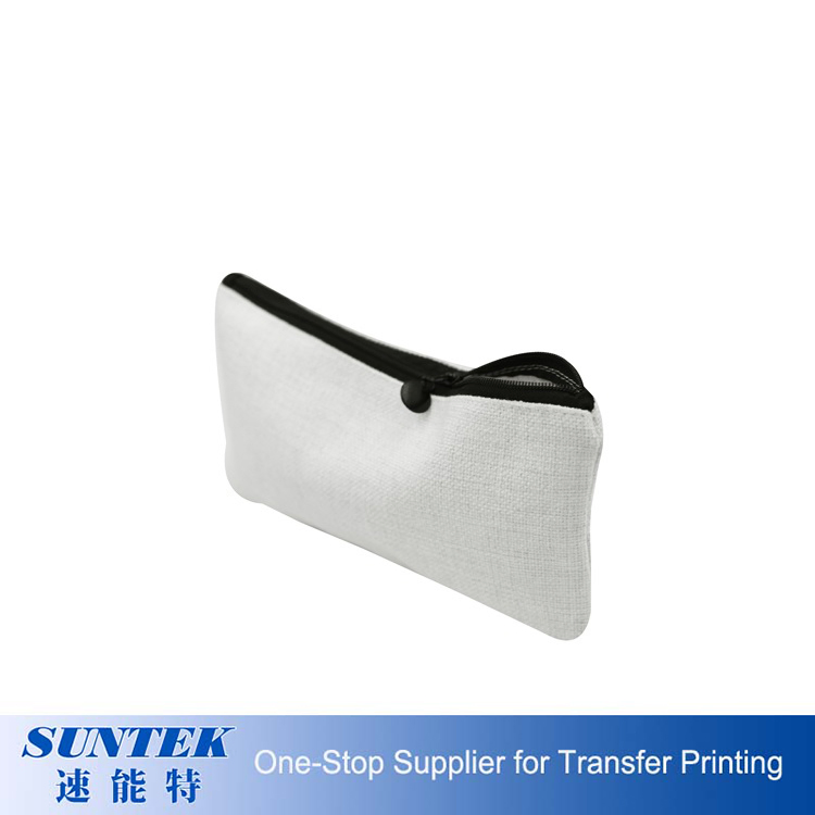 Women Cosmetic Bag Printed Cotton Linen Blank Cosmetic Makeup Bag Promotional