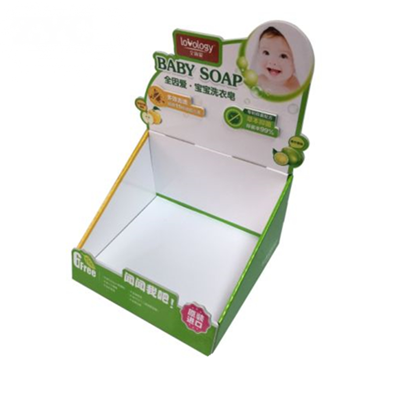 Point of Sale Corrugated Paper Cardboard Tabletop Display Stand Box