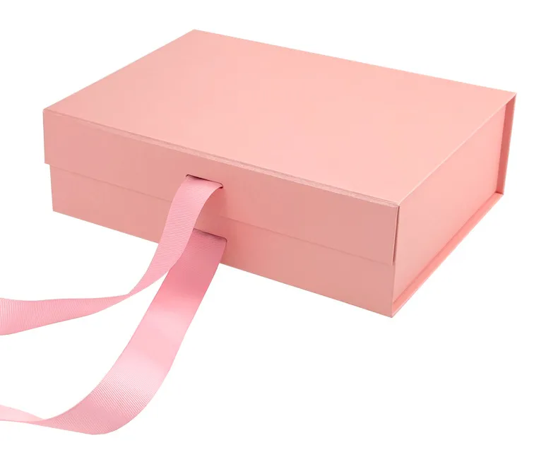 Foldable Luxury Color Small Large Gift Packaging Folding Box Carton Printed Garment
