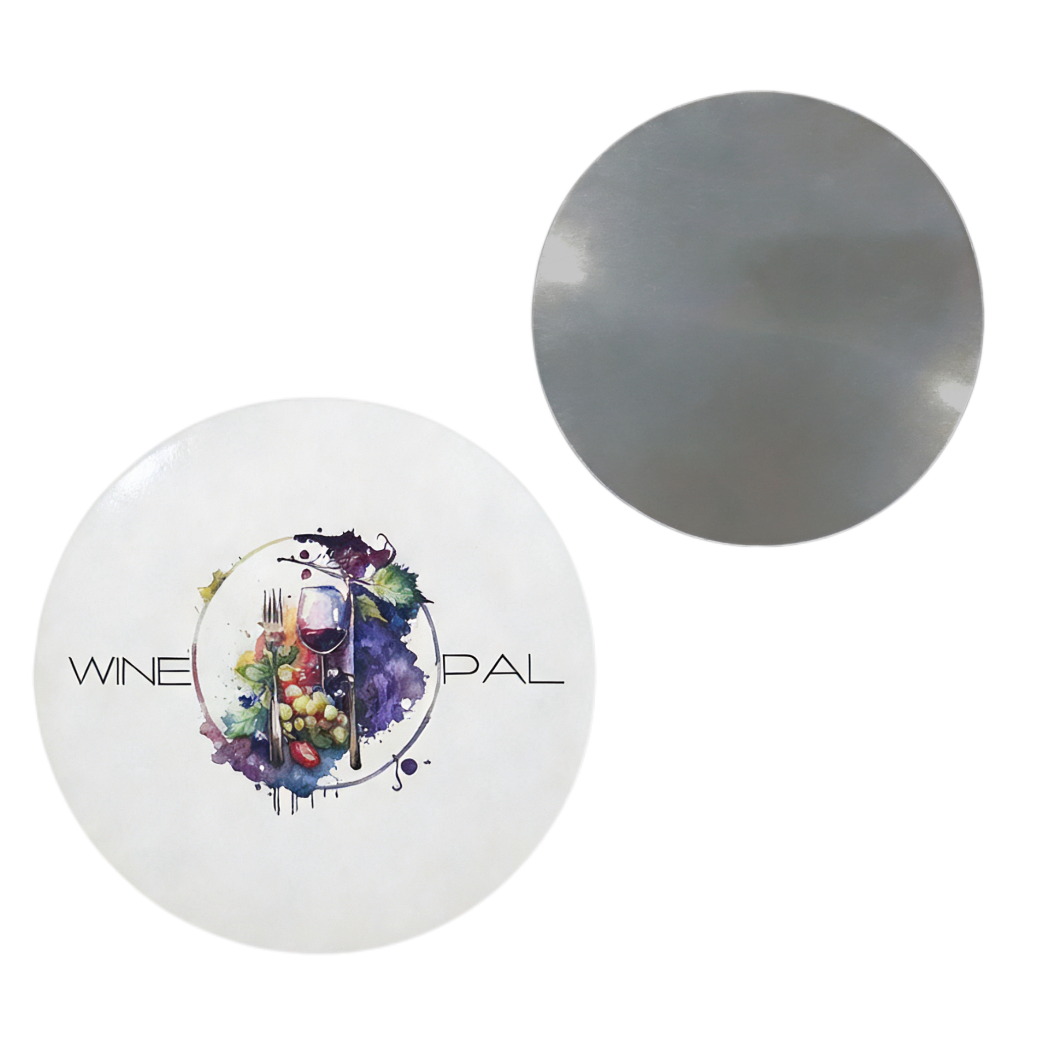 Custom Packaging Wine Pourer Disc With Card Cardboard &amp; Plastic Bag