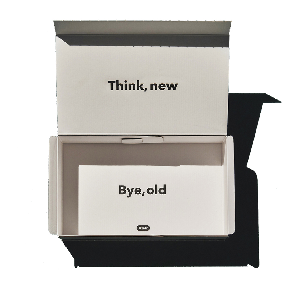 Custom Corrugated Cardboard Paper Packaging Tear Strip Printed Self Sealing Mailer Shipping Gift Box With Logo