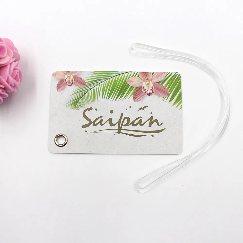 Personalised Wooden Honeymoon Luggage Tags/ Beautiful Factory Price Promotional Wedding Favor Luggage Tag