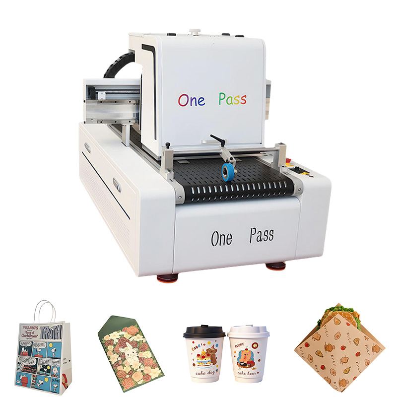 2.Industrial Grade OnePass High-Speed Digital Color Printer, For Packaging &amp; Kraft Paper Bags, Plate-Free
