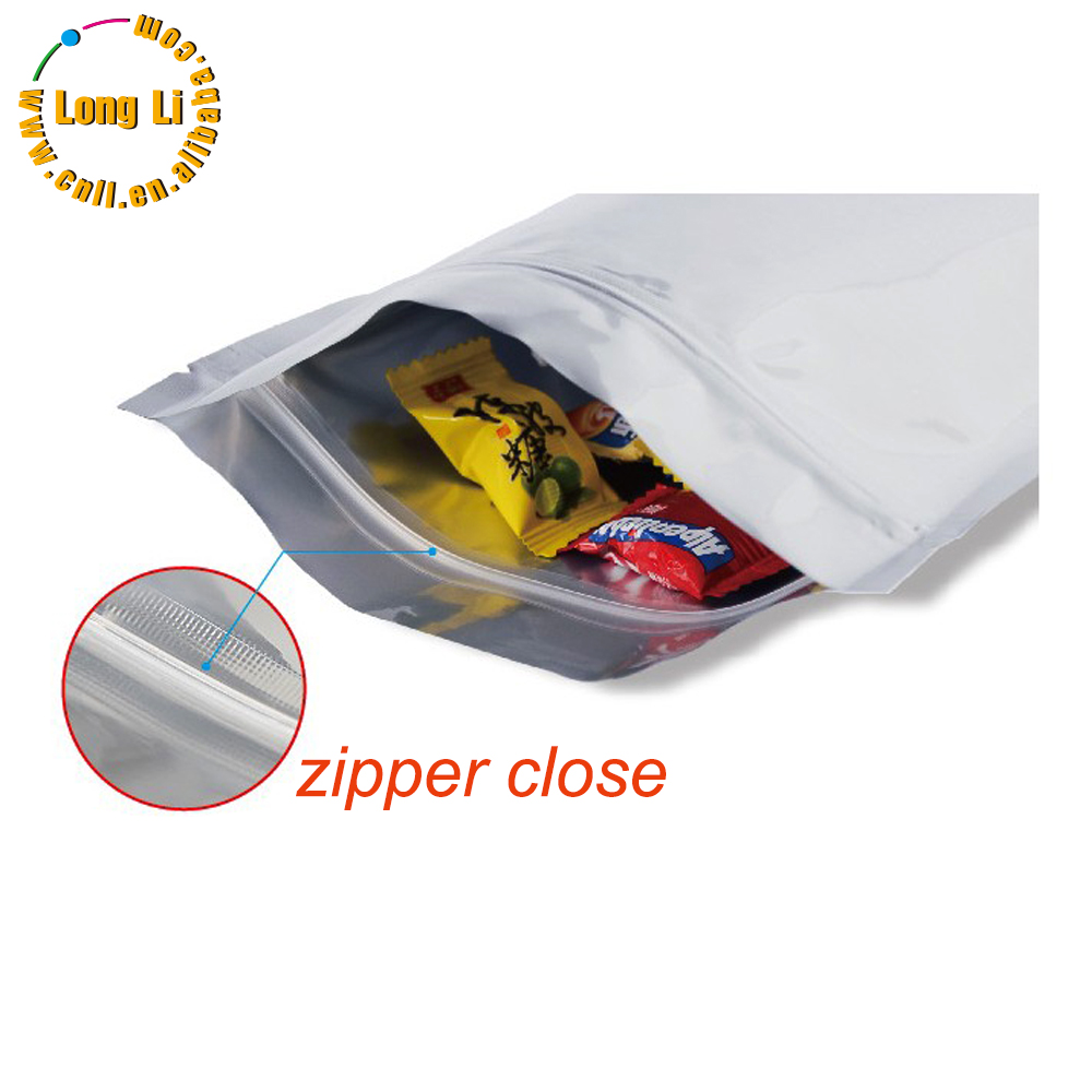 Wholesale Customized Moisture Proof Gravure Printed Stand up Resealable Zipper Food Aluminium Foil Mylar Packaging for Packing