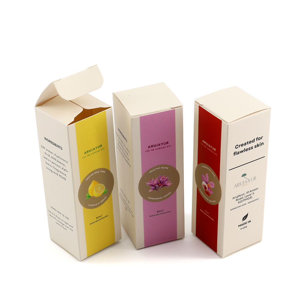 Customized Logo Printing Product Packaging Small Boxes Cosmetic Product Packaging Paper Box