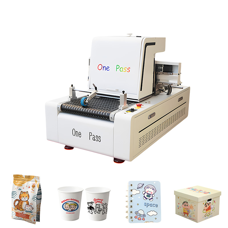 2.Industrial Grade OnePass High-Speed Digital Color Printer, For Packaging &amp; Kraft Paper Bags, Plate-Free