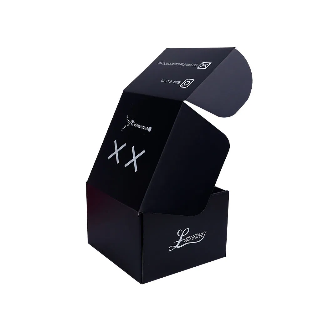 Custom Folding Cardboard Mailer Box Printed Gift Cosmetics Mailing Packaging Box Printing