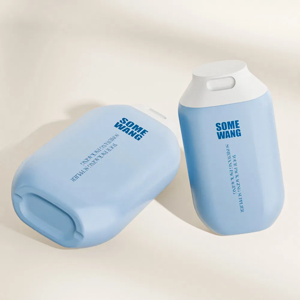Custom HDPE Oral Matte Plastic Bottle Silk Printing with Flip-Top Cap for Sunscreen