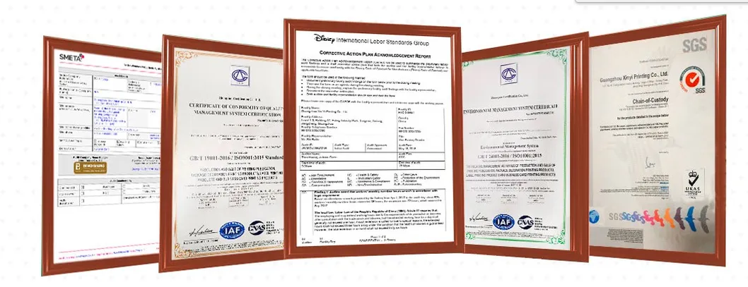 Quality and Compliance Certificates