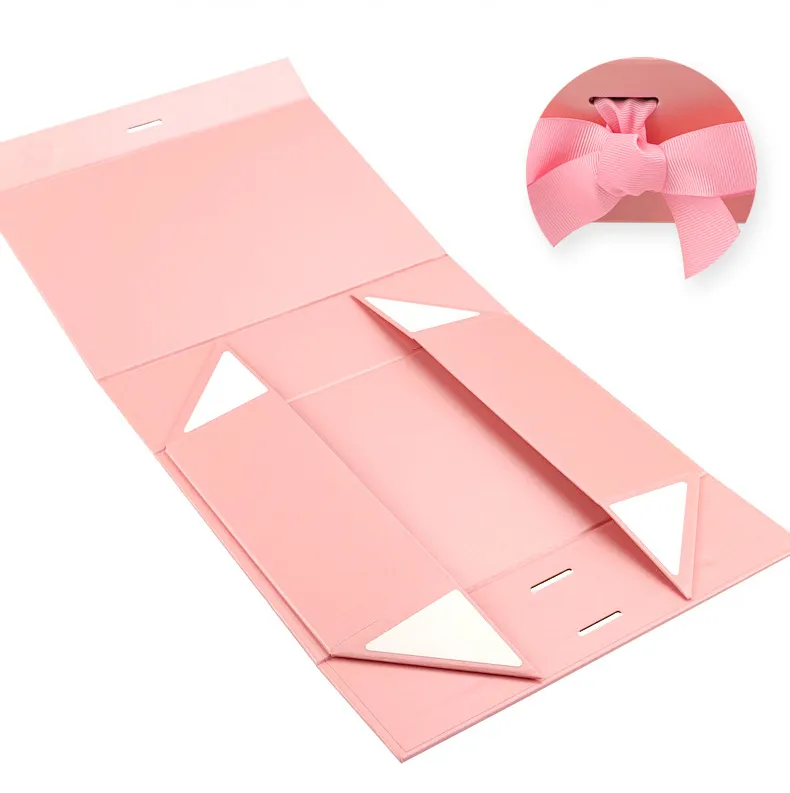 Foldable Luxury Color Small Large Gift Packaging Folding Box Carton Printed Garment